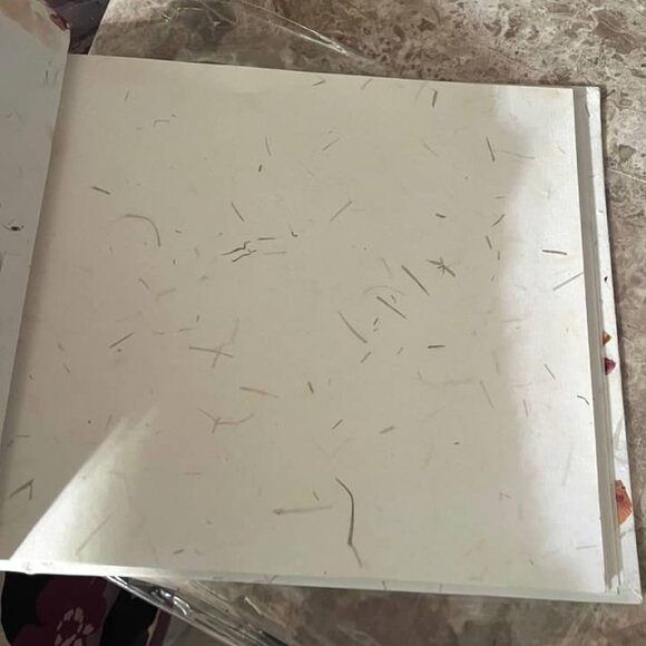 Flower Embedded Scrapbook/ Photo Album - Picture 2 of 3